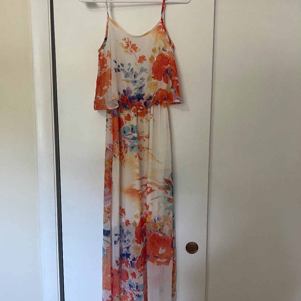 Floral maxi dress
